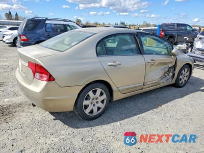 Trzecie zdjęcie samochodu z tyłu: 2007 HONDA CIVIC LX VIN:1HGFA16567L118161 - miniatura