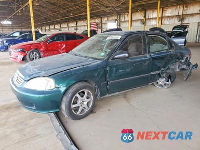 2000 HONDA CIVIC LX 1HGEJ6677YL047435 - główne zdjęcie licytacji z USA - miniatura