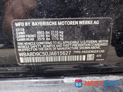 Zdjęcie 12 z 12 samochodu: 2018 BMW 330 XI VIN:WBA8D9C50JA615627 - miniatura