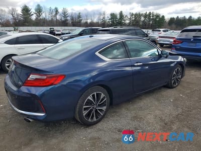 Trzecie zdjęcie samochodu z tyłu: 2017 HONDA ACCORD EXL VIN:1HGCT2B91HA002505 - miniatura