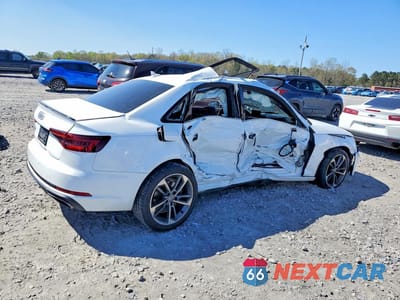 Trzecie zdjęcie samochodu z tyłu: 2019 AUDI A4 PREMIUM VIN:WAUGMAF41KN016844 - miniatura