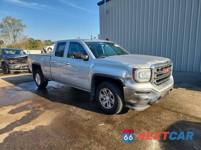 Czwarte zdjęcie samochodu z boku: 2016 GMC SIERRA C1500 SLE VIN:1GTR1MEH3GZ351405 - miniatura