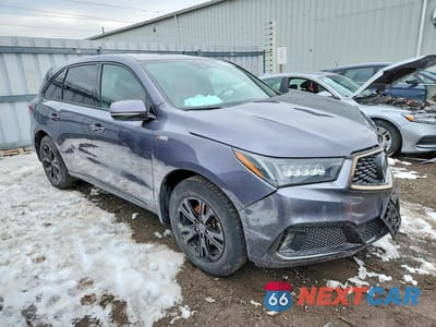 Czwarte zdjęcie samochodu z boku: 2019 ACURA MDX A-SPEC VIN:5J8YD4H09KL802343 - miniatura