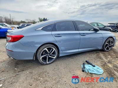 Trzecie zdjęcie samochodu z tyłu: 2022 HONDA ACCORD SPORT VIN:1HGCV1F37NA097528 - miniatura
