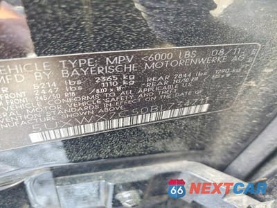 Zdjęcie 13 z 13 samochodu: 2011 BMW X3 XDRIVE35I VIN:5UXWX7C50BL734711 - miniatura