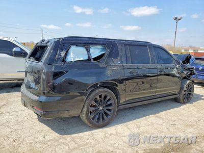 Trzecie zdjęcie samochodu z tyłu: 2025 CADILLAC ESCALADE ESV SPORT PLATINUM VIN:1GYS9RRL4SR331561 - miniatura