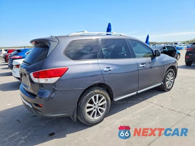 Trzecie zdjęcie samochodu z tyłu: 2013 NISSAN PATHFINDER S VIN:5N1AR2MN6DC606401 - miniatura