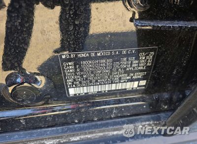 Zdjęcie 12 z 12 samochodu: 2025 HONDA HR-V AWD VIN:3CZRZ2H53SM787934 - miniatura