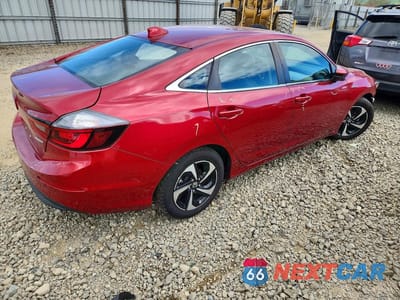 Trzecie zdjęcie samochodu z tyłu: 2022 HONDA INSIGHT EX VIN:19XZE4F55NE011366 - miniatura