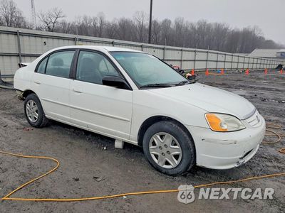 Czwarte zdjęcie samochodu z boku: 2003 HONDA CIVIC LX VIN:2HGES16533H544504 - miniatura