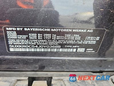 Zdjęcie 13 z 13 samochodu: 2018 BMW X5 XDRIVE35I VIN:5UXKR0C54J0Y03688 - miniatura