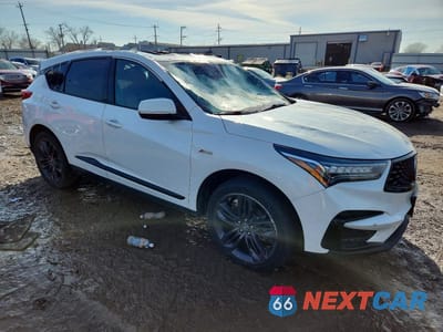 Czwarte zdjęcie samochodu z boku: 2021 ACURA RDX A-SPEC VIN:5J8TC2H6XML014342 - miniatura
