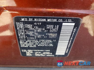 Zdjęcie 13 z 13 samochodu: 2017 NISSAN ARMADA SV VIN:JN8AY2NC6H9511980 - miniatura