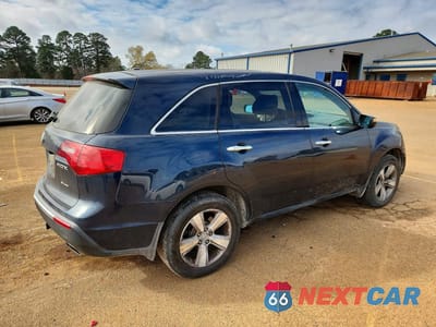 Trzecie zdjęcie samochodu z tyłu: 2011 ACURA MDX VIN:2HNYD2H22BH508780 - miniatura