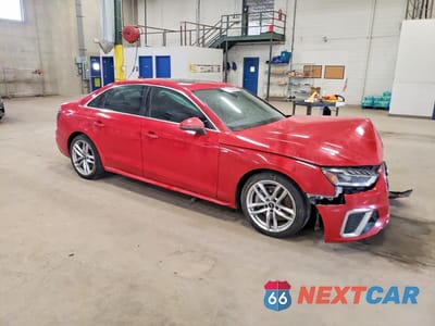 Czwarte zdjęcie samochodu z boku: 2020 AUDI A4 PREMIUM PLUS VIN:WAUENAF47LA054477 - miniatura