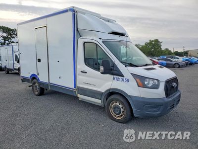Czwarte zdjęcie samochodu z boku: 2021 FORD TRANSIT DELIVERY TRUCK VIN:1FDBW5Z89MKA79946 - miniatura