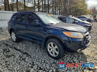 Czwarte zdjęcie samochodu z boku: 2008 HYUNDAI SANTA FE SE VIN:5NMSH73E78H179831 - miniatura