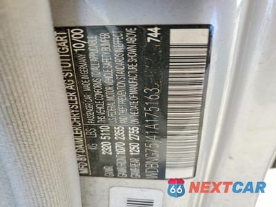 Zdjęcie 12 z 12 samochodu: 2001 MERCEDES-BENZ S 500 VIN:WDBNG75J41A175163 - miniatura