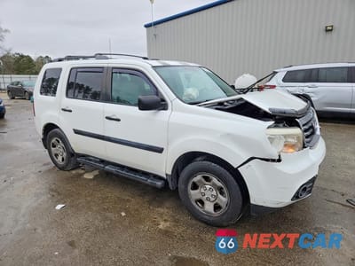 Czwarte zdjęcie samochodu z boku: 2013 HONDA PILOT LX VIN:5FNYF4H23DB055693 - miniatura