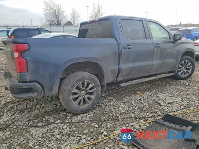 Trzecie zdjęcie samochodu z tyłu: 2021 CHEVROLET SILVERADO K1500 RST VIN:1GCUYEED1MZ434254 - miniatura