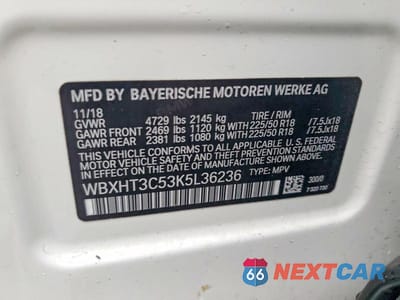 Zdjęcie 13 z 13 samochodu: 2019 BMW X1 XDRIVE28I VIN:WBXHT3C53K5L36236 - miniatura