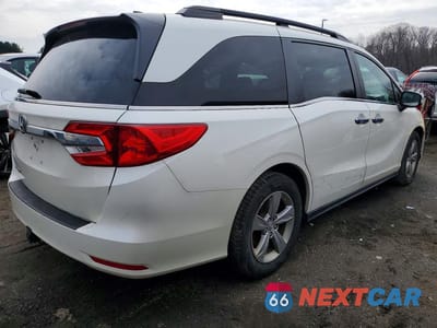 Trzecie zdjęcie samochodu z tyłu: 2018 HONDA ODYSSEY EXL VIN:5FNRL6H74JB025327 - miniatura