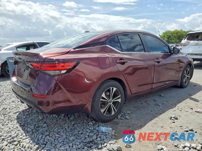 Trzecie zdjęcie samochodu z tyłu: 2020 NISS SENTRA VIN:3N1AB8CV8LY249826 - miniatura