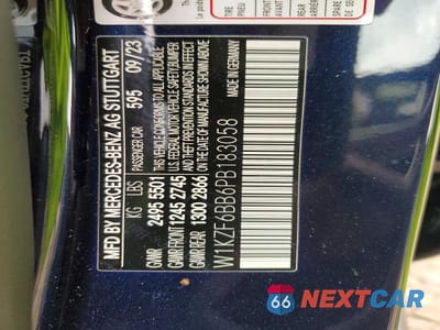 Zdjęcie 13 z 13 samochodu: 2023 MERCEDES-BENZ E AMG 53 4MATIC VIN:W1KZF6BB6PB183058 - miniatura