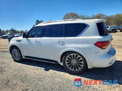 Drugie zdjęcie samochodu z przodu: 2015 INFINITI QX80 BASE VIN:JN8AZ2NF7F9574378 - miniatura
