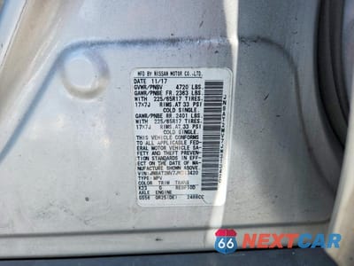 Zdjęcie 14 z 14 samochodu: 2018 NISSAN ROGUE SV VIN:JN8AT2MV7JW313420 - miniatura