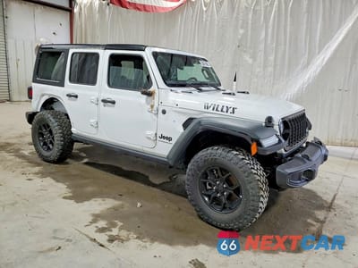 Czwarte zdjęcie samochodu z boku: 2025 JEEP WRANGLER SPORT VIN:1C4PJXDN4SW591900 - miniatura