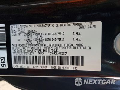 Zdjęcie 12 z 12 samochodu: 2025 TOYOTA TACOMA SR5 VIN:3TMLB5JN1SM131033 - miniatura
