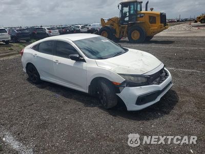 Czwarte zdjęcie samochodu z boku: 2019 HONDA CIVIC SPORT VIN:19XFC2F80KE001928 - miniatura