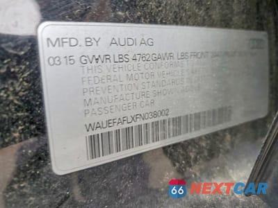 Zdjęcie 13 z 13 samochodu: 2015 AUDI A4 PREMIUM PLUS VIN:WAUEFAFLXFN038002 - miniatura