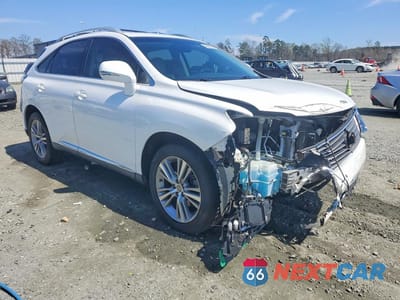 Czwarte zdjęcie samochodu z boku: 2015 LEXUS RX 350 BASE VIN:2T2ZK1BA9FC165889 - miniatura