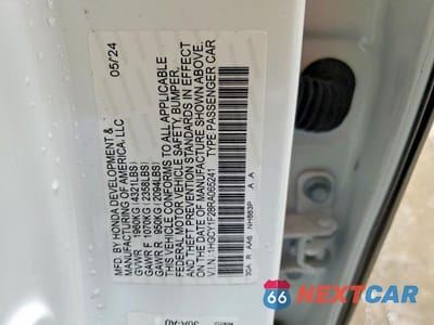 Zdjęcie 12 z 12 samochodu: 2024 HONDA ACCORD LX VIN:1HGCY1F28RA065241 - miniatura