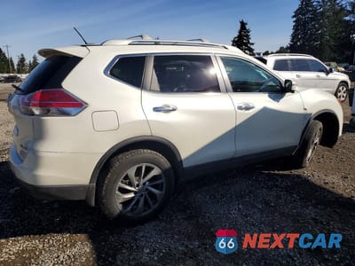 Trzecie zdjęcie samochodu z tyłu: 2015 NISS ROGUE SL VIN:5N1AT2MV2FC820676 - miniatura