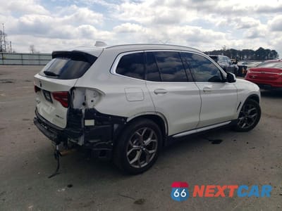 Trzecie zdjęcie samochodu z tyłu: 2020 BMW X3 SDRIVE30I VIN:5UXTY3C02L9B67125 - miniatura