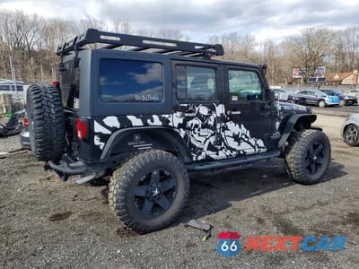 Trzecie zdjęcie samochodu z tyłu: 2013 JEEP WRANGLER UNLIMITED SPORT VIN:1C4BJWDG1DL514637 - miniatura