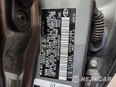 Zdjęcie 12 z 13 samochodu: 2014 TOYOTA CAMRY HYBRID XLE VIN:4T1BD1FK0EU100509 - miniatura