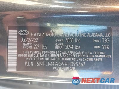 Zdjęcie 12 z 12 samochodu: 2023 HYUNDAI ELANTRA SEL VIN:5NPLM4AG9PH095367 - miniatura