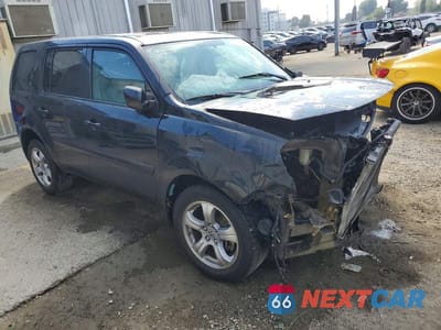 Czwarte zdjęcie samochodu z boku: 2013 HONDA PILOT EXL VIN:5FNYF3H50DB037074 - miniatura