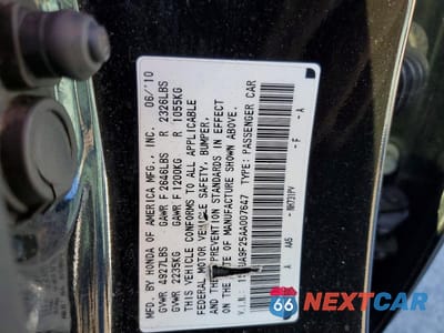 Zdjęcie 13 z 13 samochodu: 2010 ACURA TL VIN:19UUA9F25AA007647 - miniatura