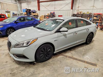 2016 HYUNDAI SONATA HYBRID SE KMHE24L12GA024831 - główne zdjęcie licytacji z USA - miniatura