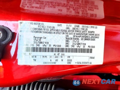 Zdjęcie 13 z 13 samochodu: 2012 FORD FOCUS SEL VIN:1FAHP3M28CL293960 - miniatura