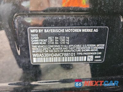 Zdjęcie 11 z 11 samochodu: 2021 BMW 530 I VIN:WBA53BH04MCF88101 - miniatura