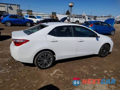 Trzecie zdjęcie samochodu z tyłu: 2014 TOYOTA COROLLA S PLUS VIN:2T1BURHE0EC080690 - miniatura