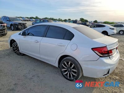 Drugie zdjęcie samochodu z przodu: 2015 HONDA CIVIC EXL VIN:19XFB2F95FE250517 - miniatura