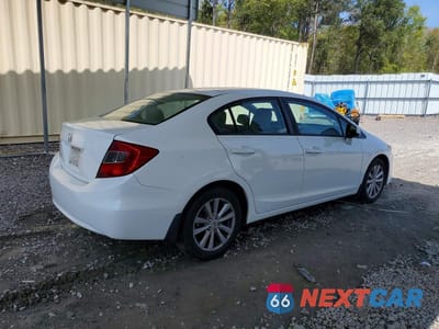 Trzecie zdjęcie samochodu z tyłu: 2012 HONDA CIVIC EX VIN:2HGFB2F89CH593887 - miniatura