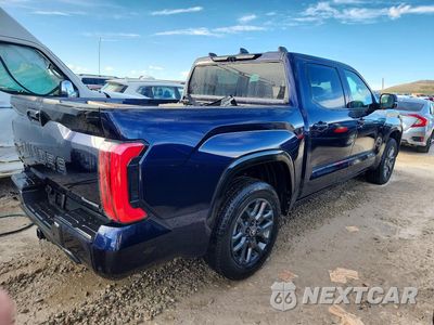 Trzecie zdjęcie samochodu z tyłu: 2025 TOYOTA TUNDRA PLATINUM HV VIN:5TFNC5DB6SX107702 - miniatura